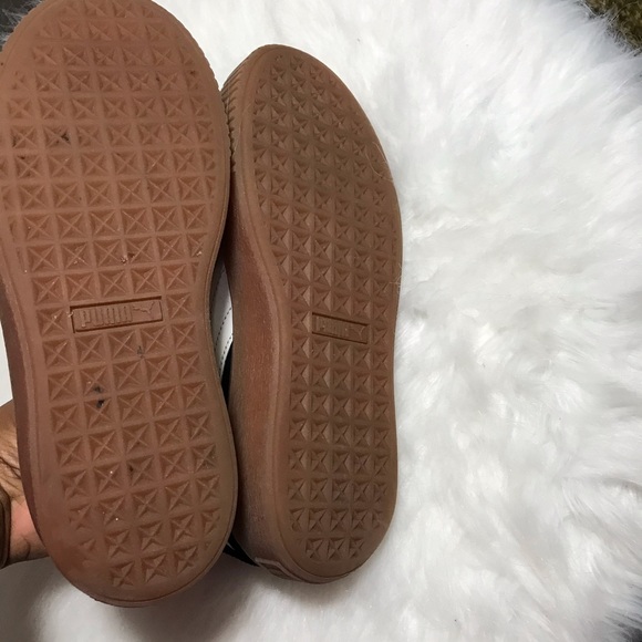 SOLD Puma Suede Platform Sneakers creepers black - Picture 7 of 7